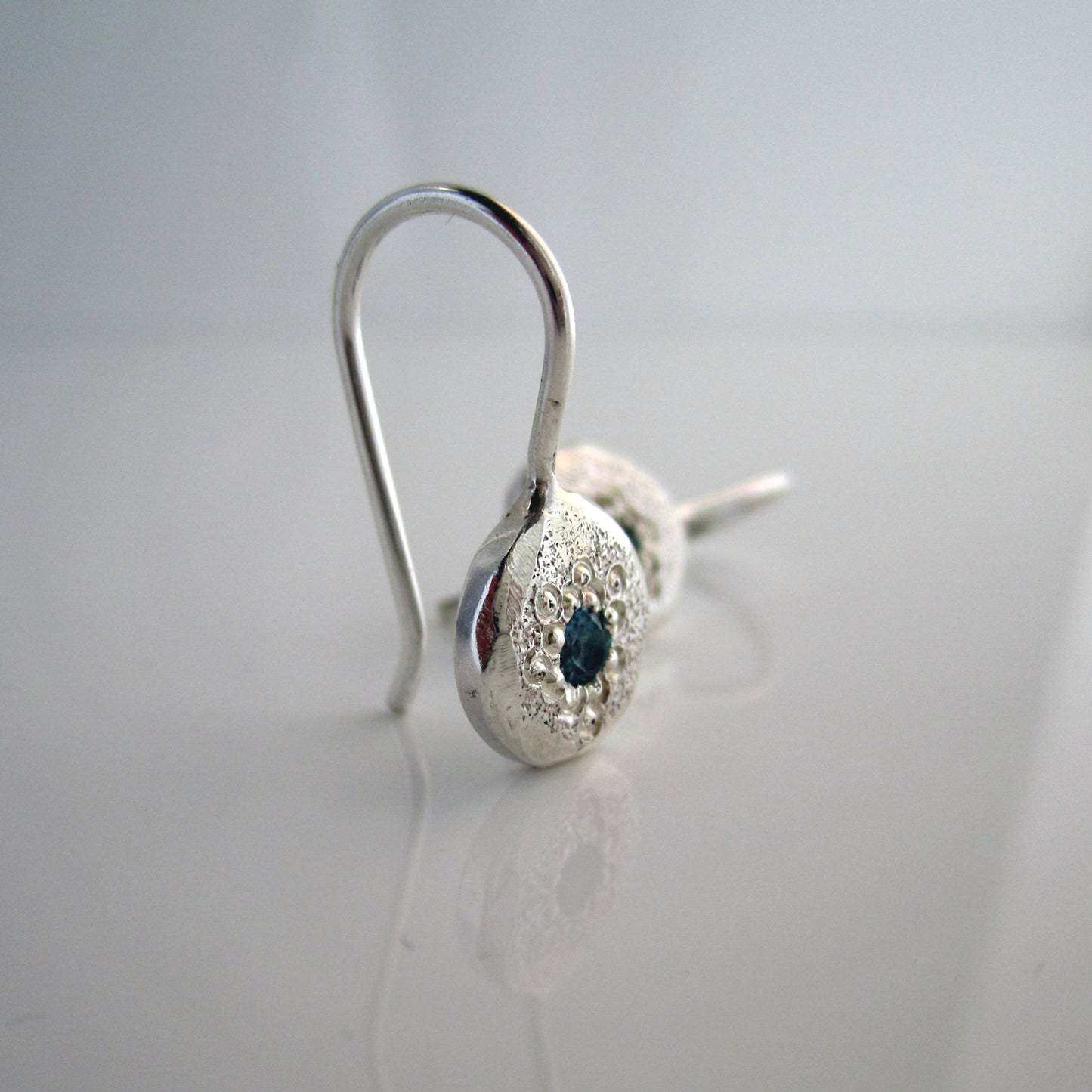 Azure Celestial Sterling Silver Drop Earrings