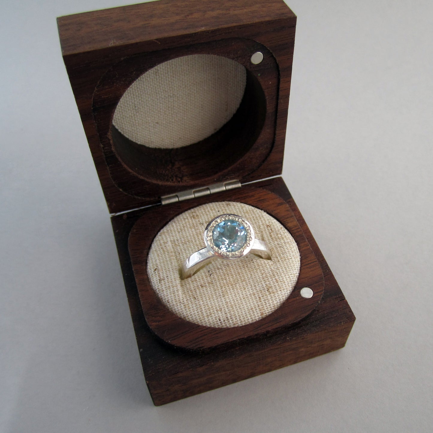 Daydreams Sterling Silver & Topaz Cocktail Dress Ring