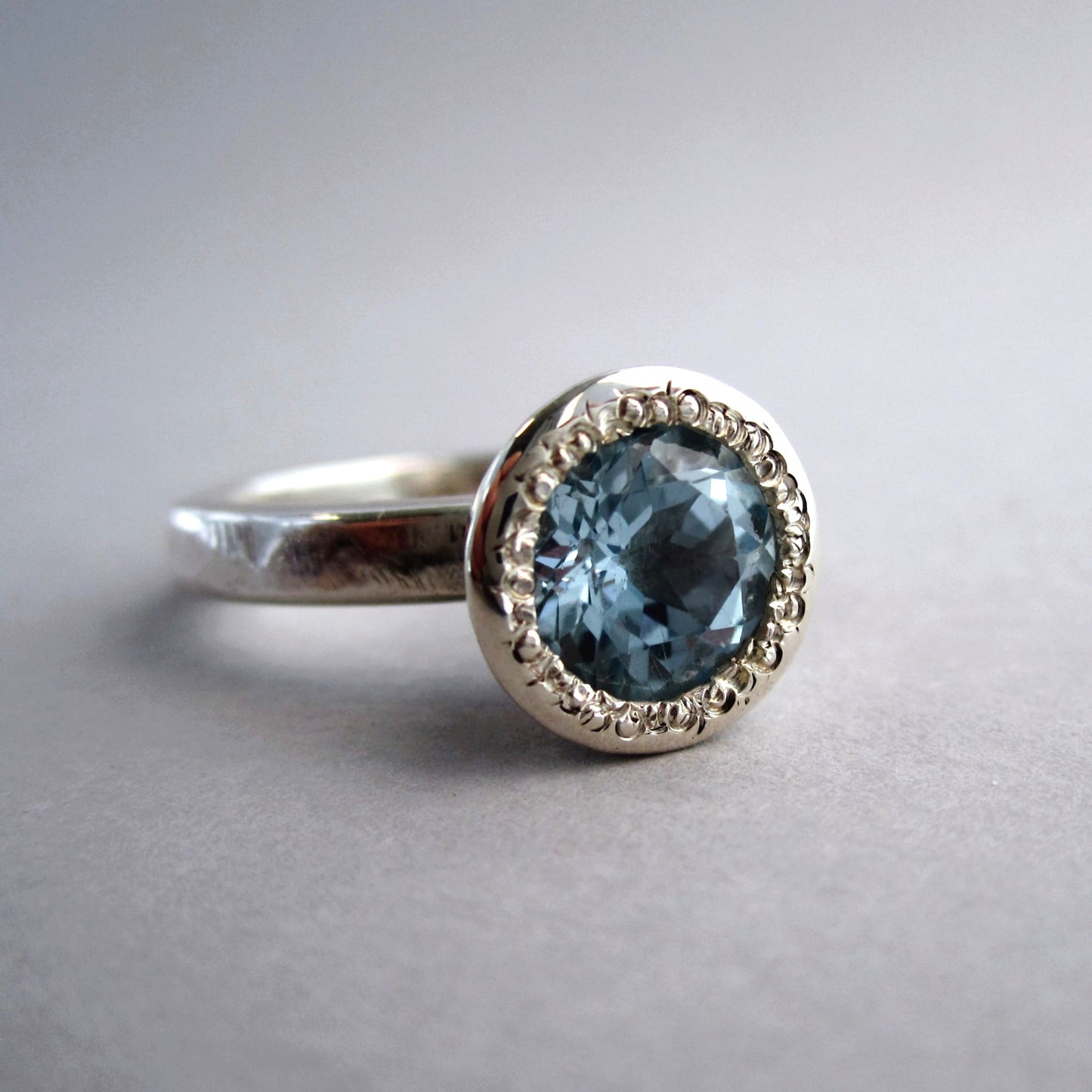 Daydreams Sterling Silver & Topaz Cocktail Dress Ring