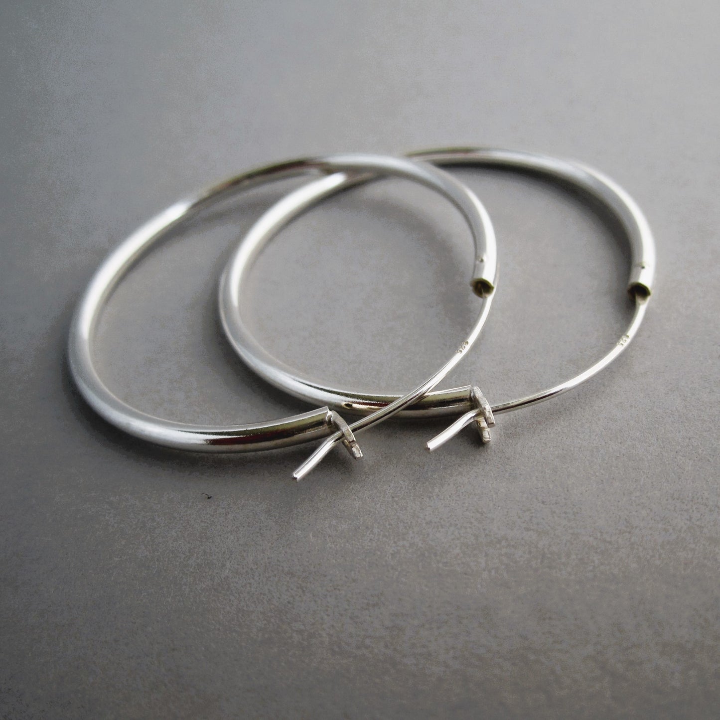 Creole Sterling Silver Hoop Earring 30mm