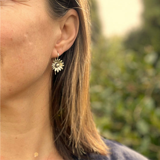 Daisy Sterling Silver Earrings