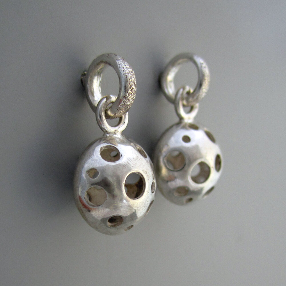 Stargazer Sterling Silver Mini Dome Drops
