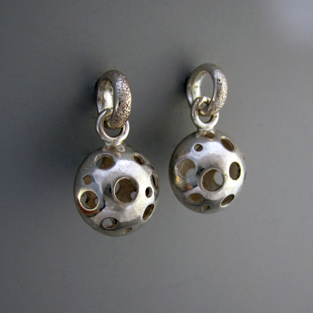 Stargazer Sterling Silver Mini Dome Drops