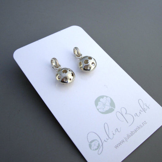 Stargazer Sterling Silver Mini Dome Drops