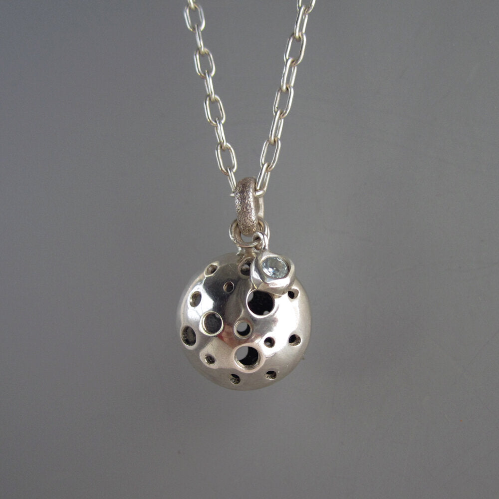 Stargazer Sterling Silver Topaz Dome Necklace – Julia Banks