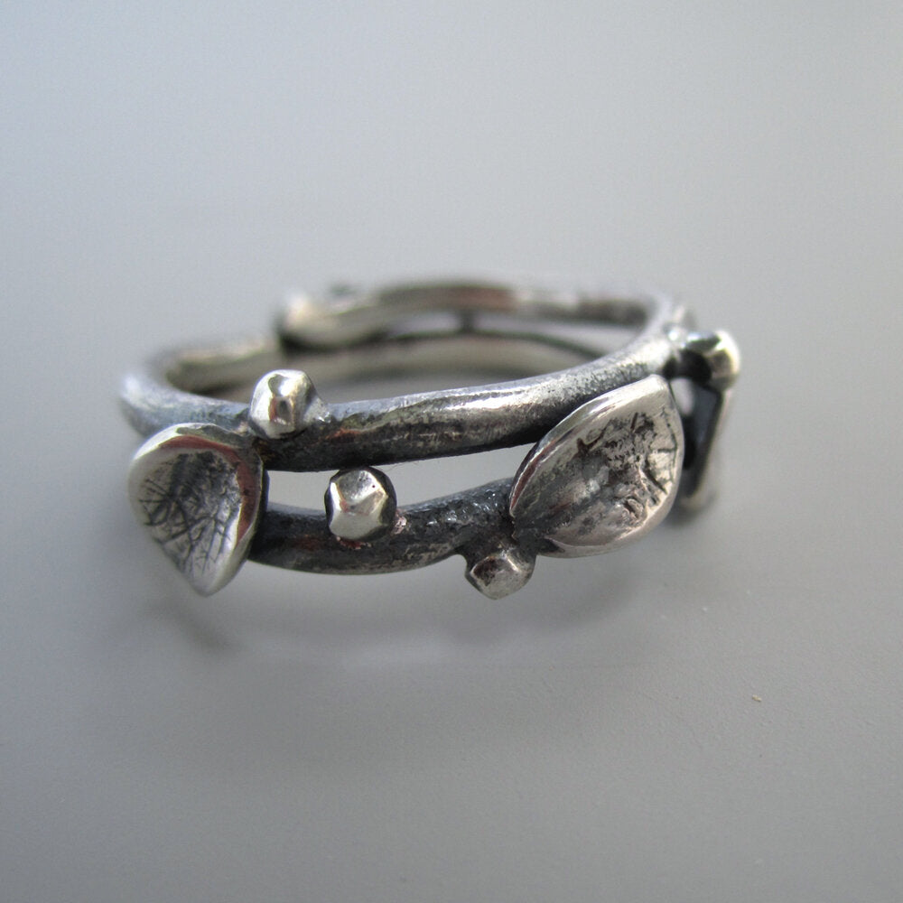 Twig Sterling Silver Ring