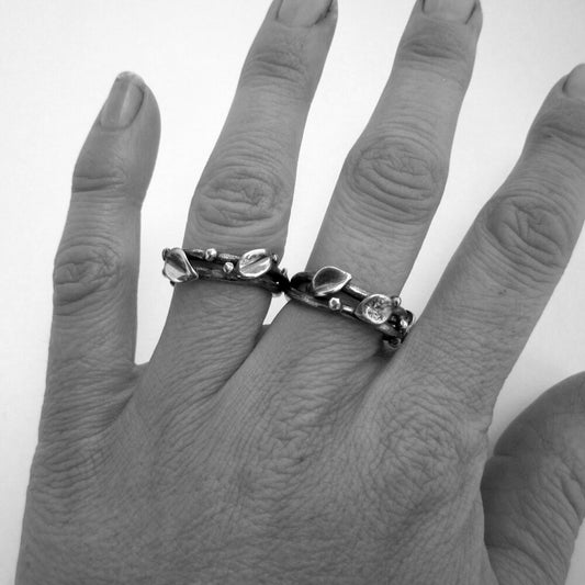 Twig Sterling Silver Ring