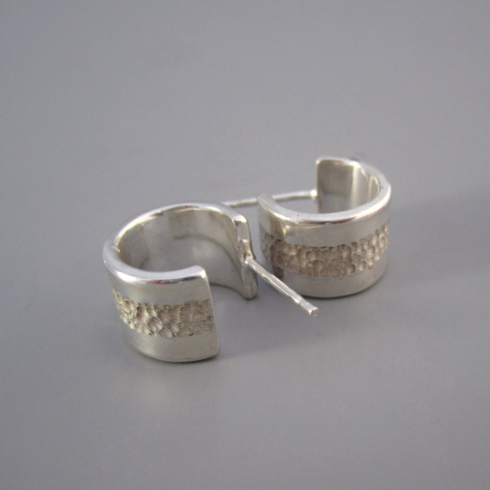 Vapour Sterling Silver Cuff Earrings