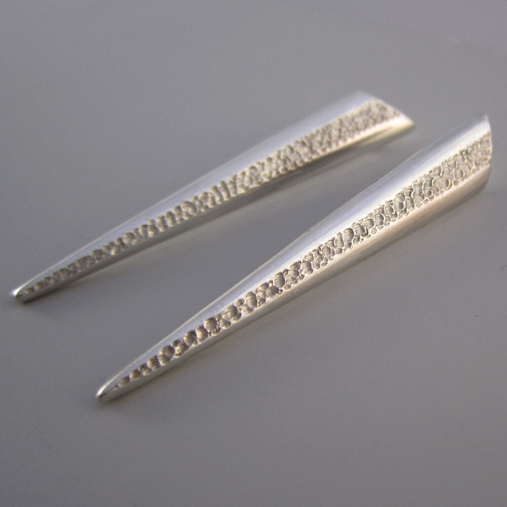 Vapour Sterling Silver Long Earrings