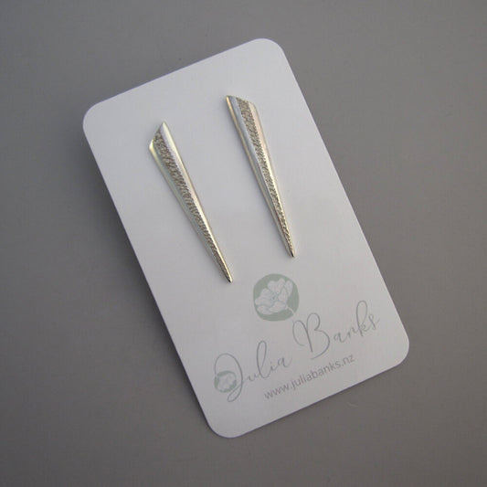 Vapour Sterling Silver Long Earrings