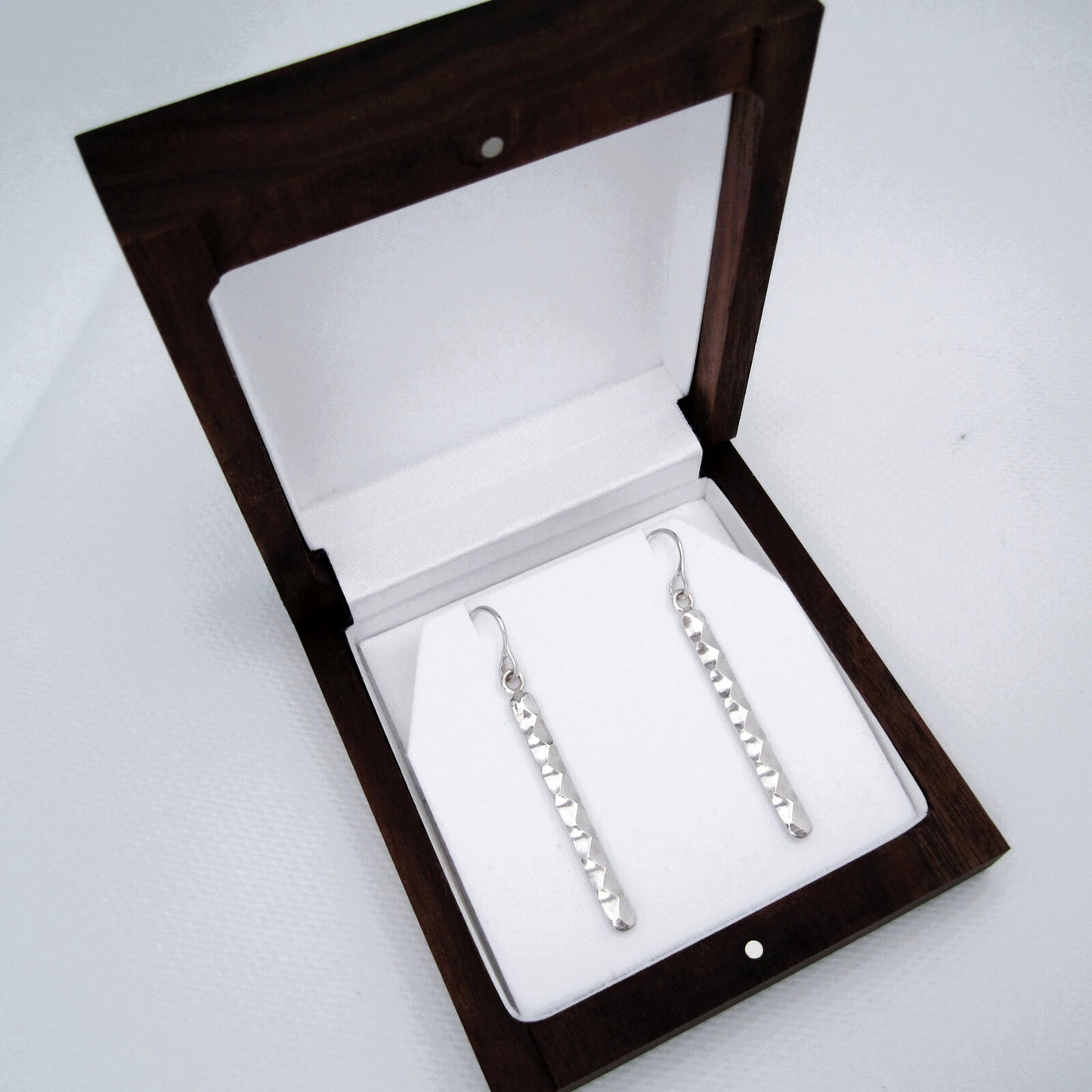 Walnut Large Earring Box
