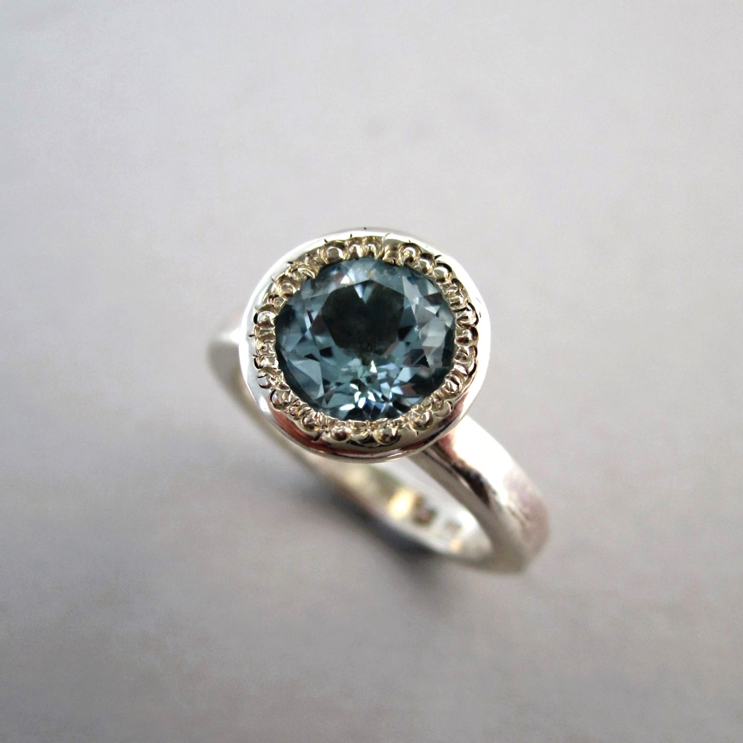 Daydreams Sterling Silver & Topaz Cocktail Dress Ring
