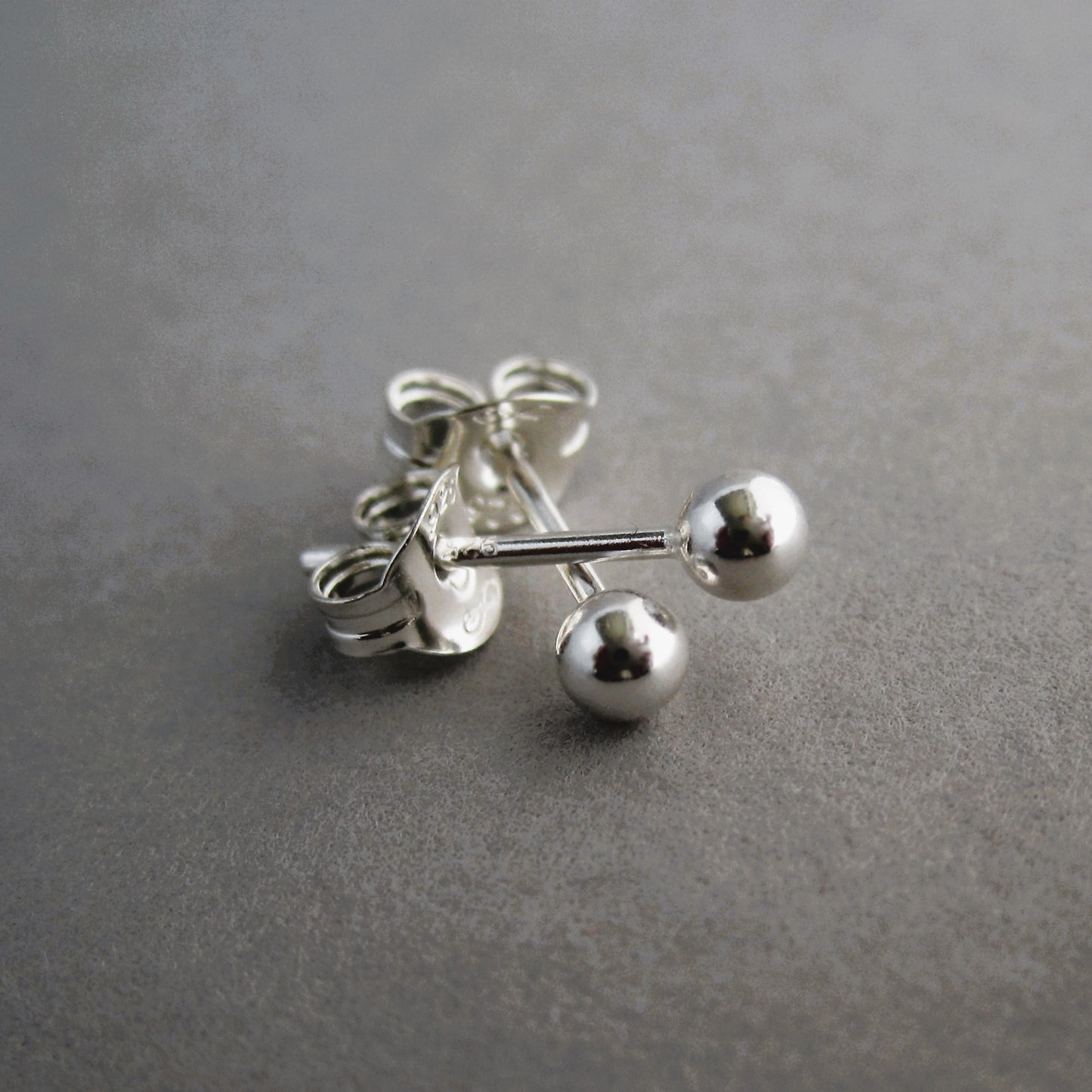 Ball Post 3mm Sterling Silver