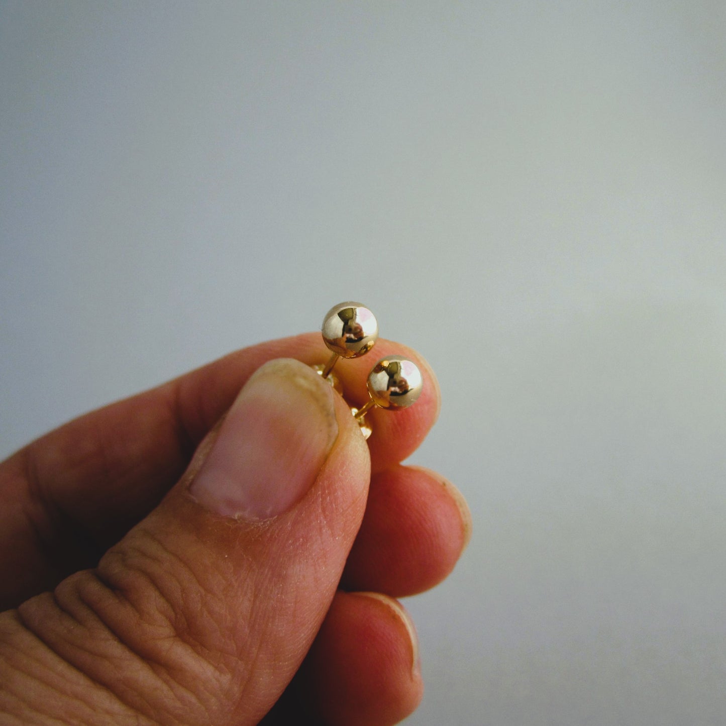 Ball Post 5mm 9ct Gold