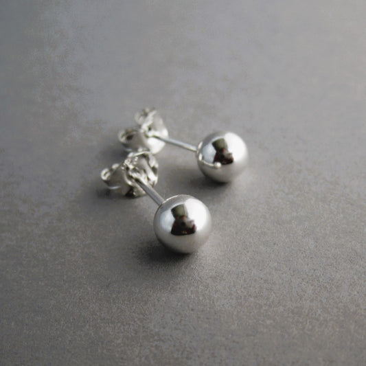 Ball Post 5mm Sterling Silver