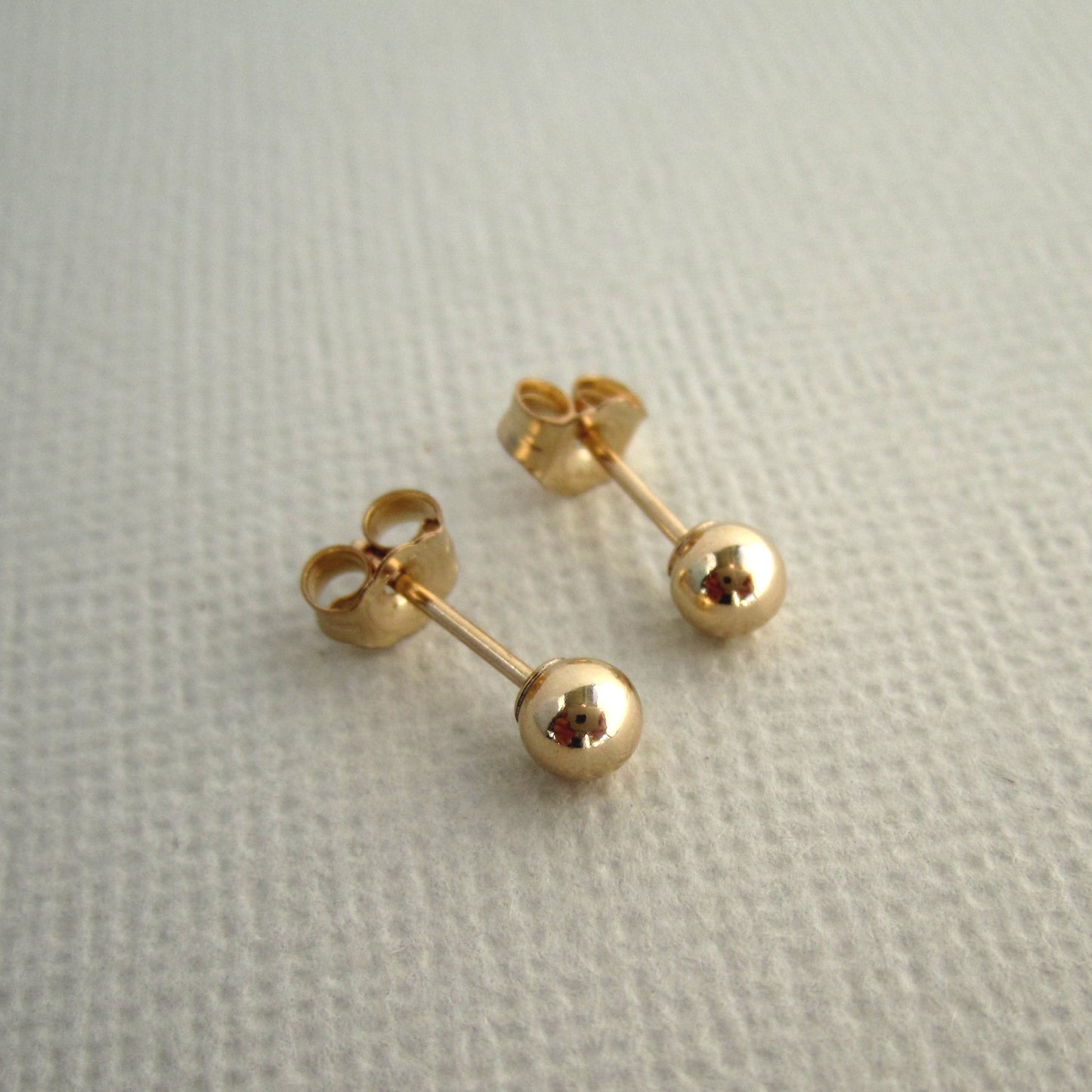 Ball Post 4mm 14k GOLD FILLED