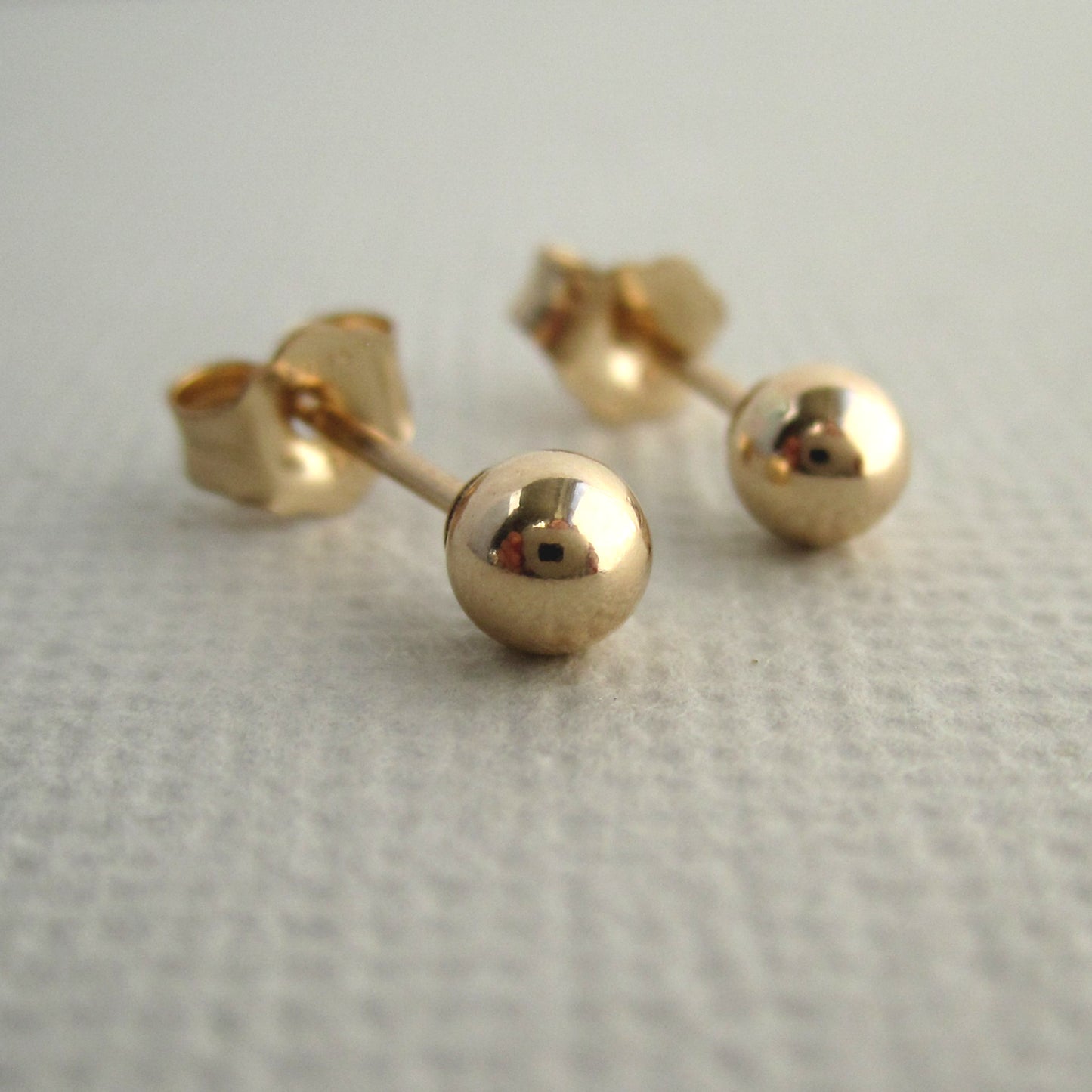 Ball Post 4mm 14k GOLD FILLED