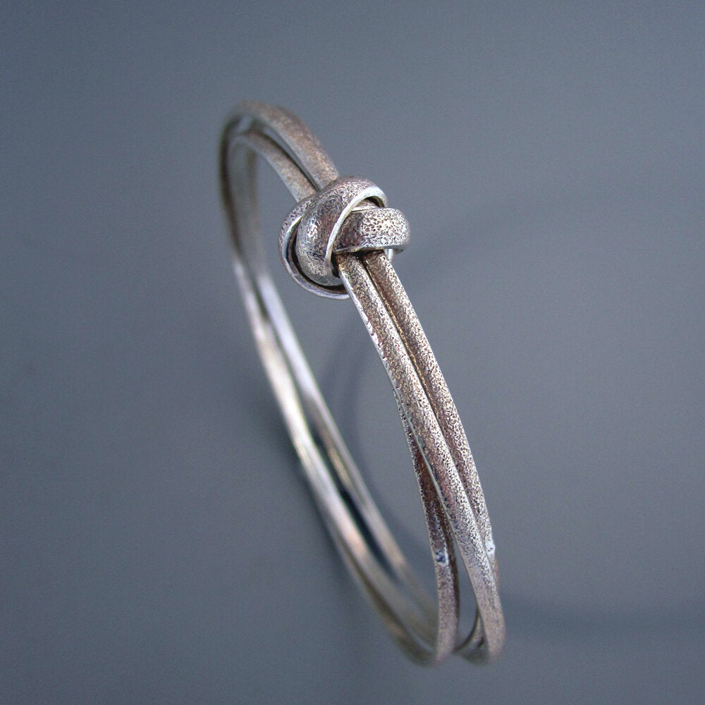 Stardust Sterling Silver Stacker Bangles