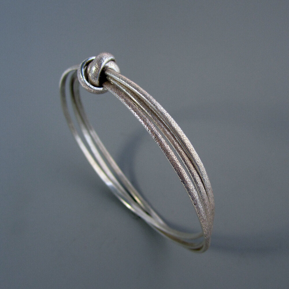 Stardust Sterling Silver Stacker Bangles