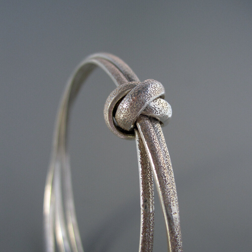 Stardust Sterling Silver Stacker Bangles