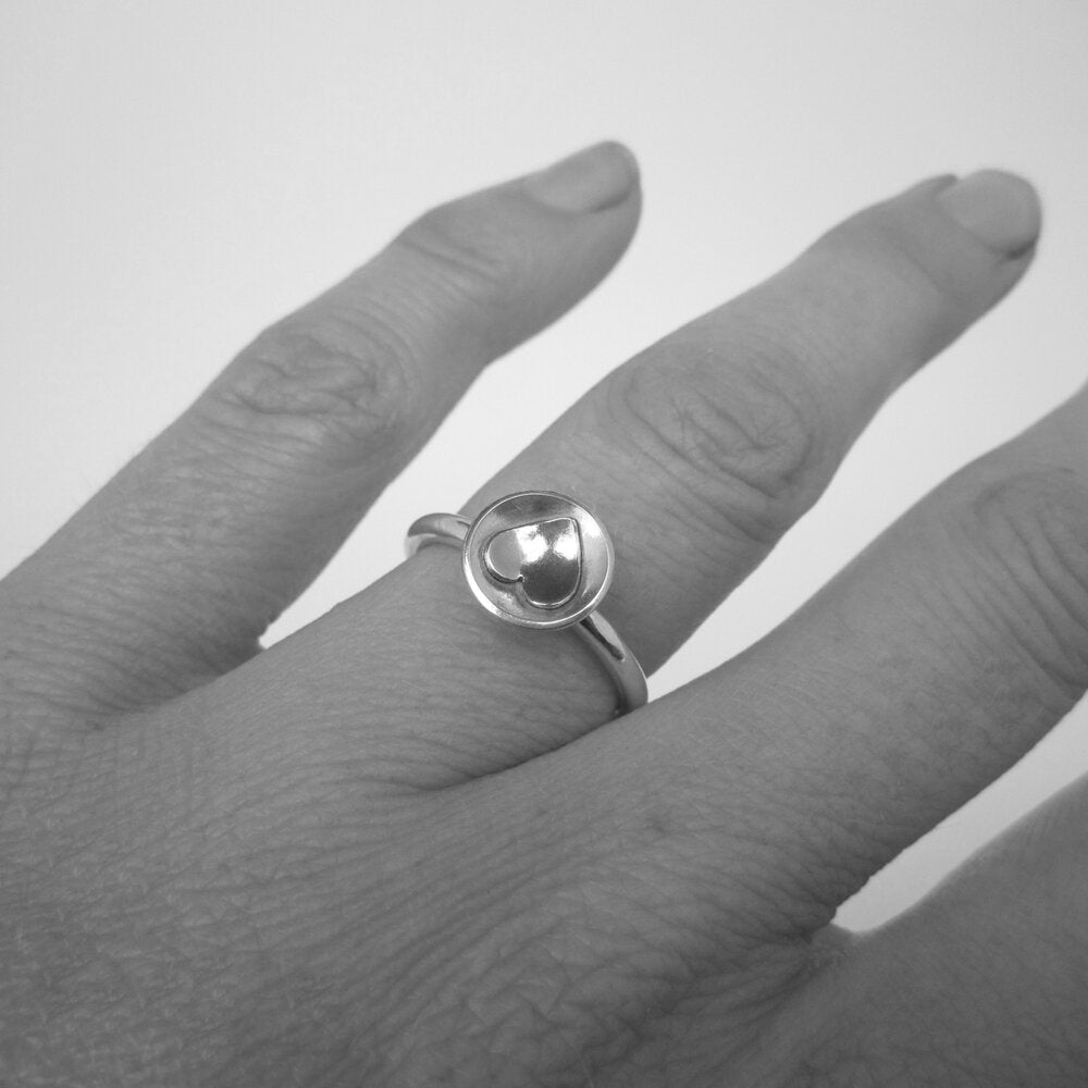 Sweetheart Sterling Silver Ring