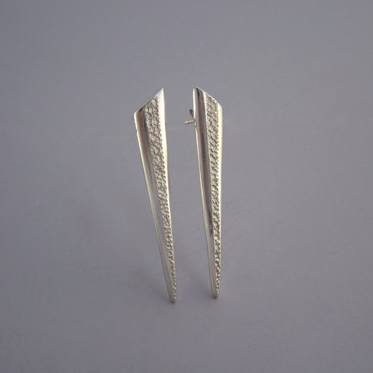 Vapour Sterling Silver Long Earrings