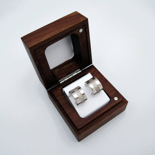 Walnut Earring Stud Box